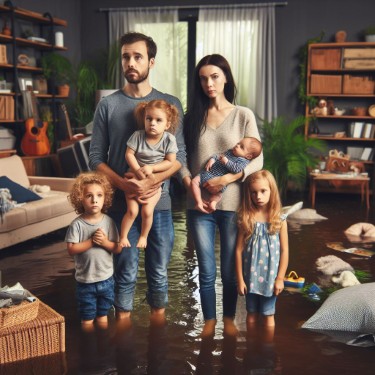 Flooded House Cleanup